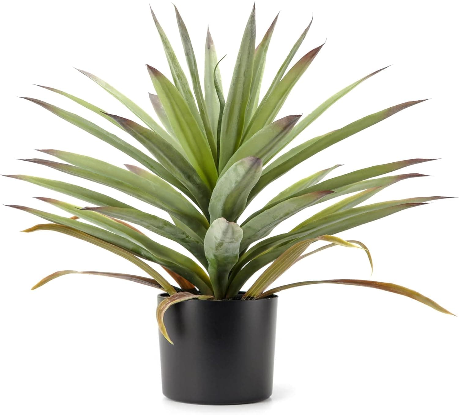 Saki Décor Artificial Agave Plant in Pot, Lifelike Faux Agave Bonsai for Indoor and Outdoor Home Décor (20 Inch)